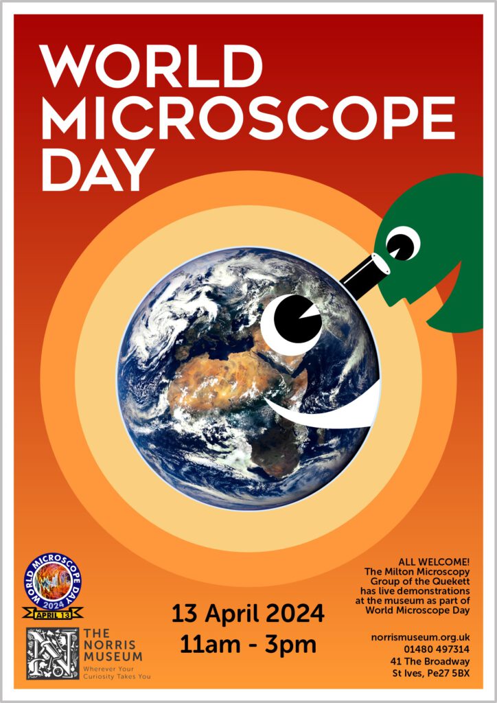 Poster World Microscope Day 13 april 2024